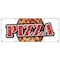 Signmission PIZZA BANNER SIGN shop place fresh hot signs subs slice B-120 Pizza - alternate 1
